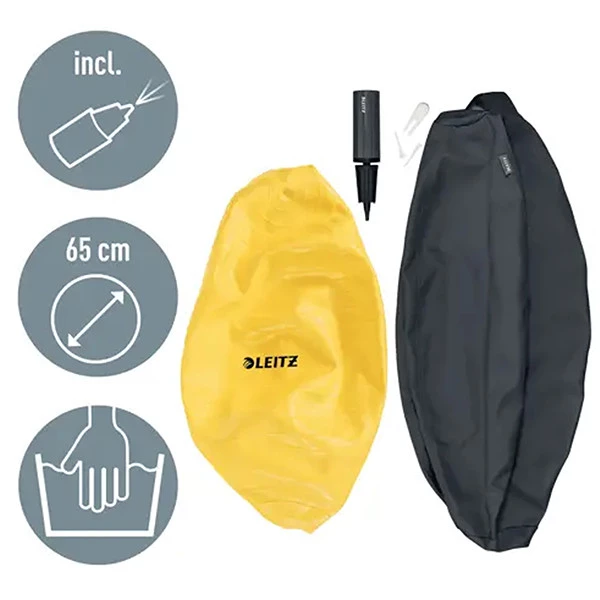 Palla Ergo Cosy - da seduta - 65 cm - grigio - Leitz