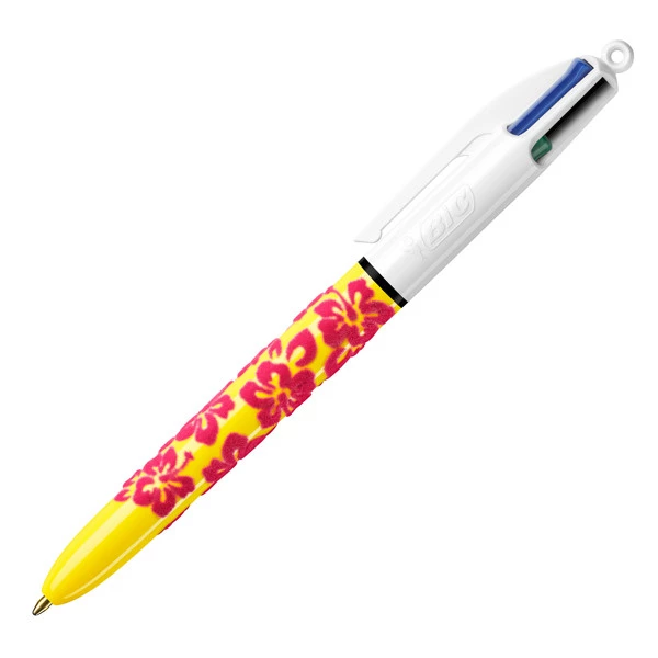 Penna 4 Colours Velours - colori assortiti - Bic - expo 60 pezzi