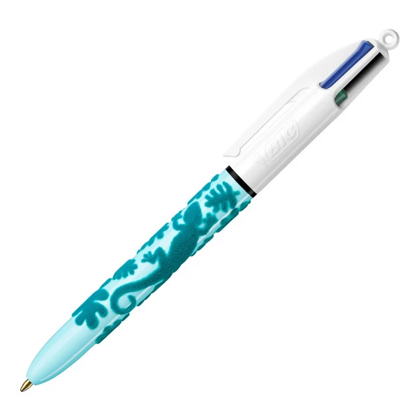 Penna 4 Colours Velours - colori assortiti - Bic - expo 60 pezzi