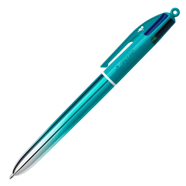 Penna 4 Colours Smooth - colori assortiti - Bic - expo 36 pezzi