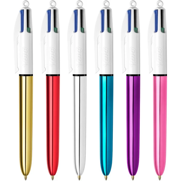 Penna 4 Colours - colori assortiti - Bic - expo 108 pezzi