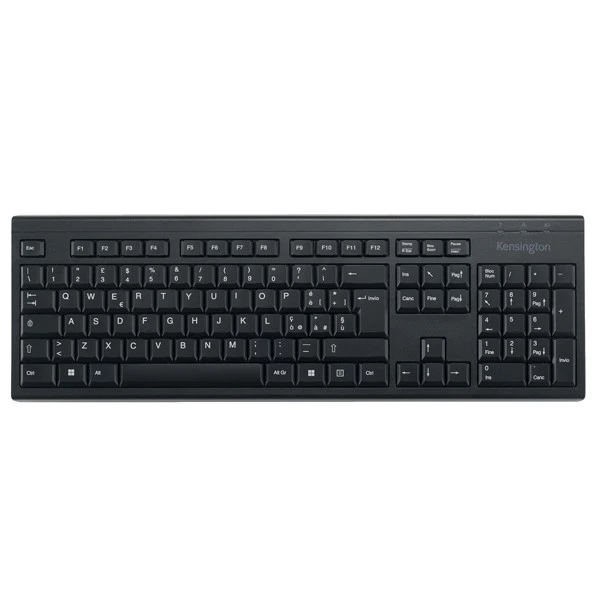 Tastiera wireless - KB150 EQ - nero - Kensington