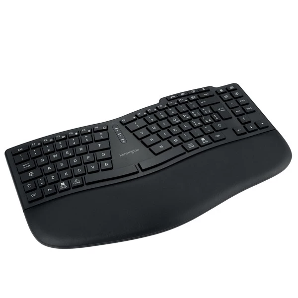 Tastiera Ergo wireless ricaricabile - KB675 EQ - nero - Kensington
