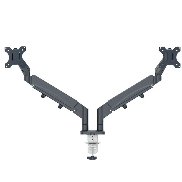 Braccio salvaspazio - per 2 monitor - grigio scuro - Leitz Ergo