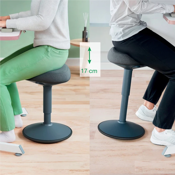 Sgabello Active Comfort da seduta - grigio scuro - Leitz