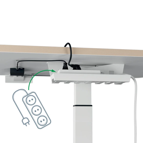 Scrivania Compatta Elettrica Sit-Stand - fissa - 80 x 60 x 65 cm - bianco - Leitz