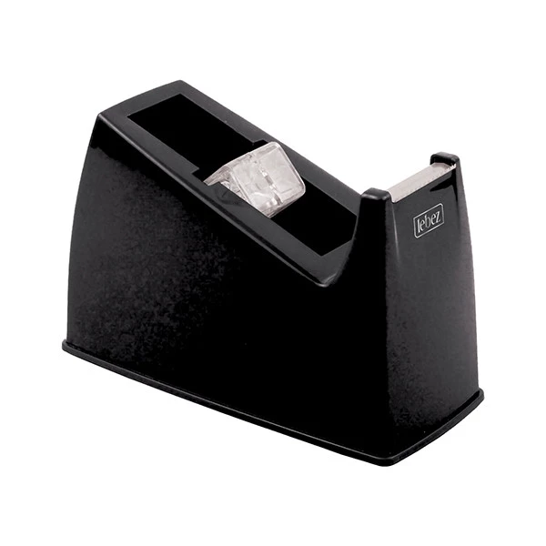 Dispenser per nastro adesivo - 33 m - nero - Lebez