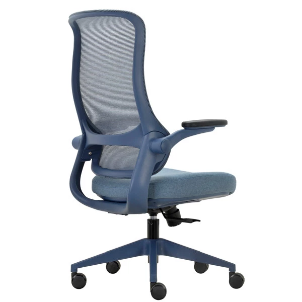 Seduta operativa ergonomica Aurora CHLN18 - braccioli regolabili - blu - Unisit