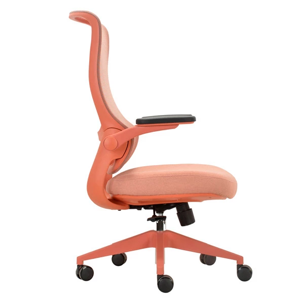 Seduta operativa ergonomica Aurora CHLN18 - braccioli regolabili - rosso - Unisit