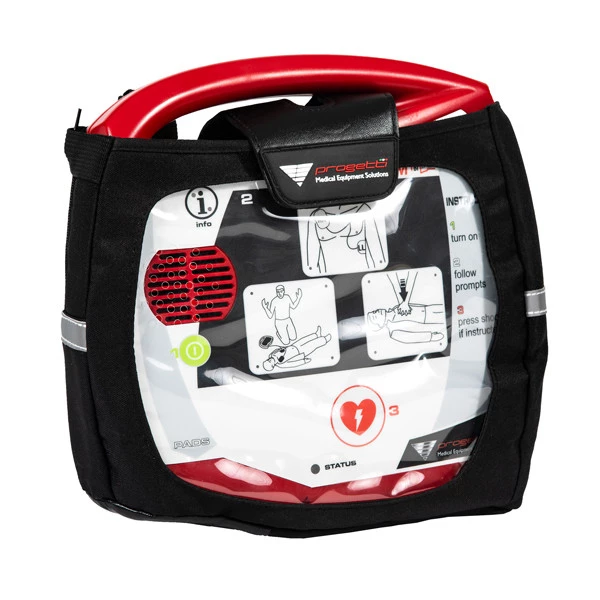 Defibrillatore semiautomatico Rescue Sam - con borsa nera - Carvel