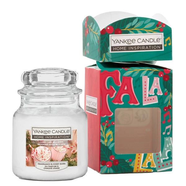Candela Giara - 104 gr - Candy Cane Milkshake - Yankee Candle