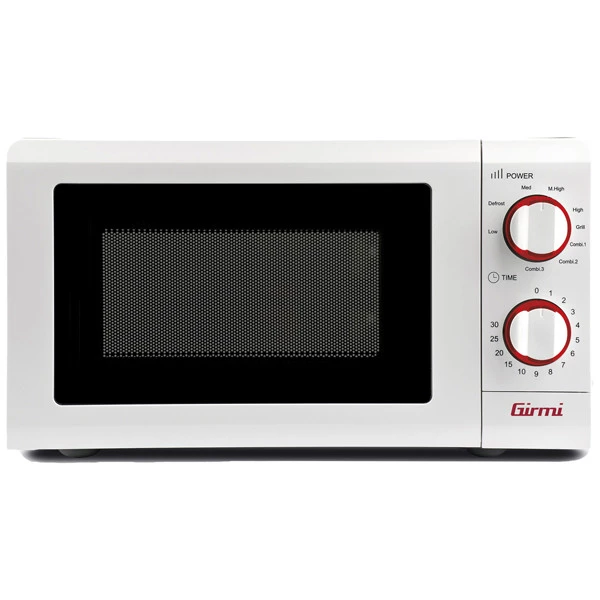 Forno a microonde - con cottura combinata - 20 L - bianco/rosso - Girmi
