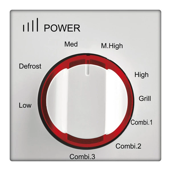 Forno a microonde - con cottura combinata - 20 L - bianco/rosso - Girmi