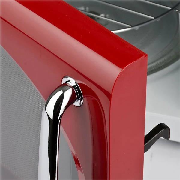 Forno a microonde vintage - con cottura combinata - 20 L - rosso - Girmi