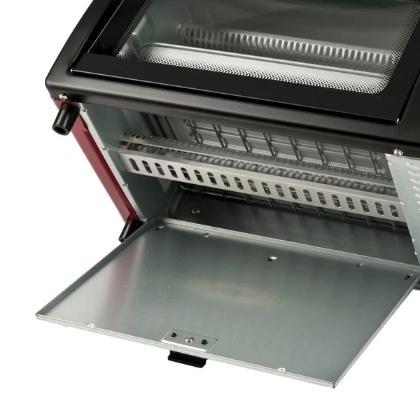 Forno elettrico ventilato - 10 L - nero/rosso - Girmi