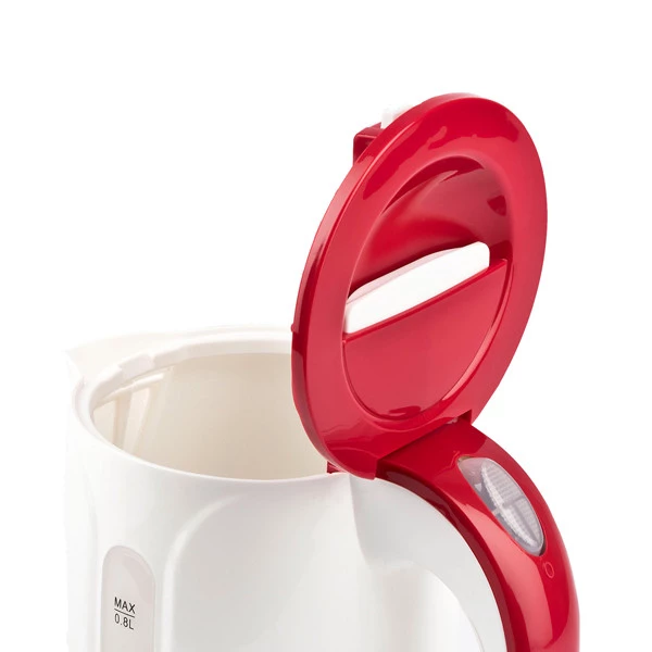 Bollitore elettrico - 800 ml - bianco/rosso - Girmi
