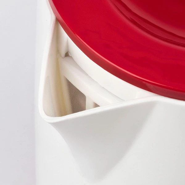 Bollitore elettrico - 800 ml - bianco/rosso - Girmi