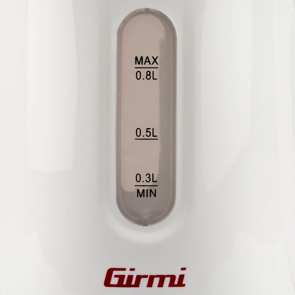 Bollitore elettrico - 800 ml - bianco/rosso - Girmi