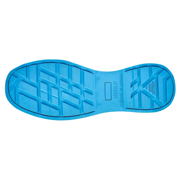 Calzatura di sicurezza Stinger Red Ego S3S ESD - numero 47 - nero/azzurro - U-Power