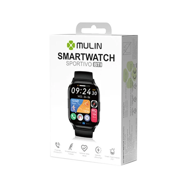 Smartwatch - Display AMOLED - HK21 - Nero - MU