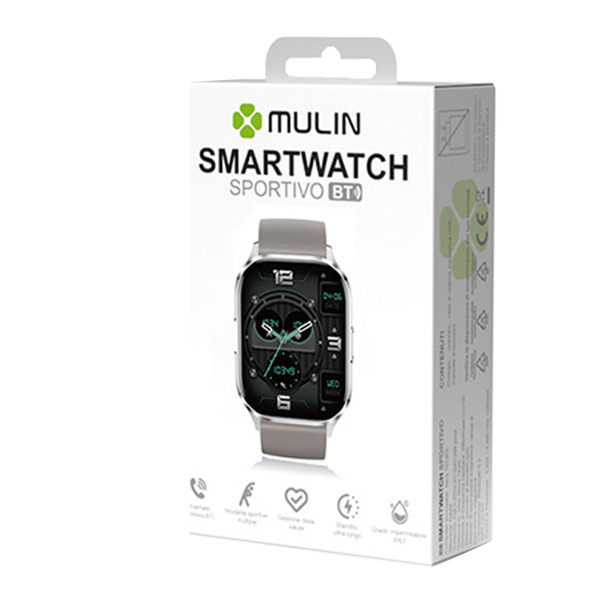 Smartwatch - Display AMOLED - HK21 - Grigio - MU
