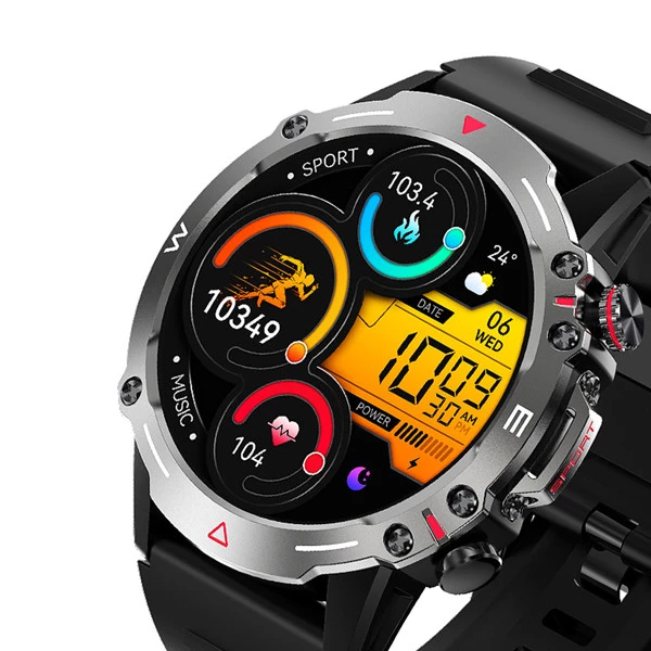 Smartwatch - Display AMOLED - HK87 - Nero - MU