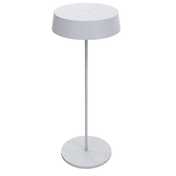 Lampada da tavolo 901 - c/aggancio magnetico - 10 x 30 cm - alluminio - bianco - Palmina