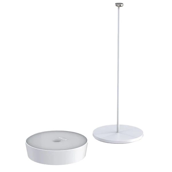 Lampada da tavolo 901 - c/aggancio magnetico - 10 x 30 cm - alluminio - bianco - Palmina