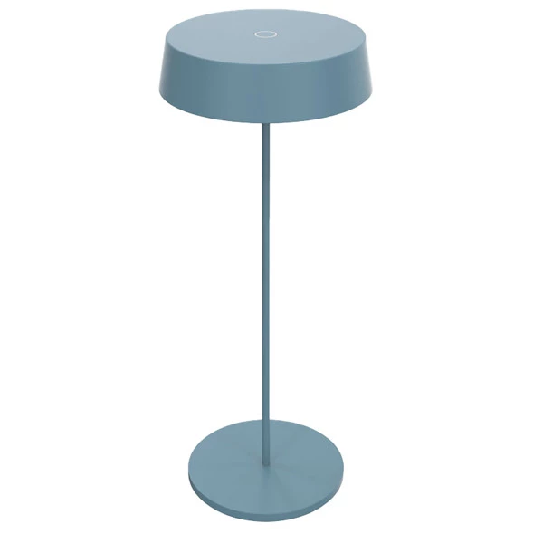 Lampada da tavolo 901 - c/aggancio magnetico - 10 x 30 cm - alluminio - blu - Palmina
