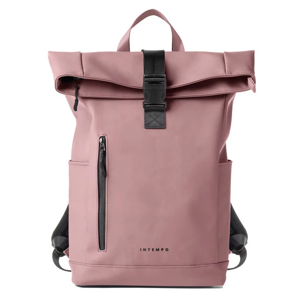 Zaino Roll-top Drop2Go - 30 x 42 x 14 cm - gomma - cipria - In Tempo