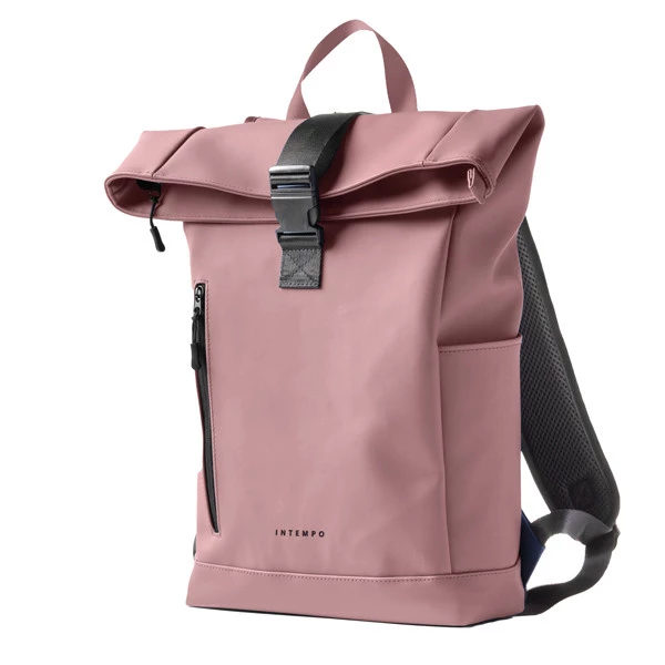 Zaino Roll-top Drop2Go - 30 x 42 x 14 cm - gomma - cipria - In Tempo