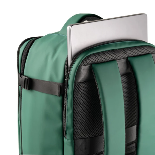 Zaino Cabin Bag Drop2Go - 25 x 20 x 40 cm - gomma - verde - In Tempo
