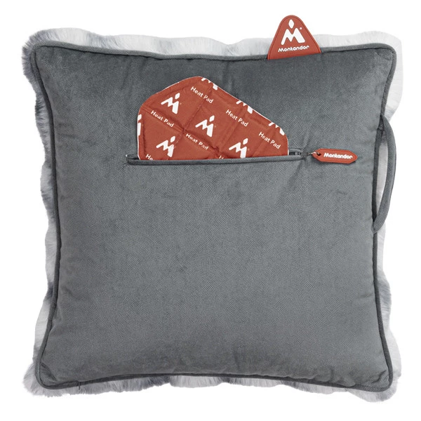 Cuscino Riscaldante - 45 x 45 cm - grigio - Montandor