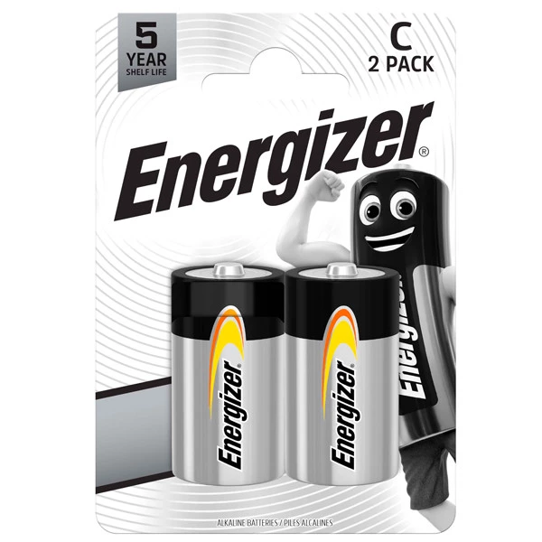 Pila mezzatorcia - C - LR14 - Everyday - alcalina - Energizer - blister 2 pezzi