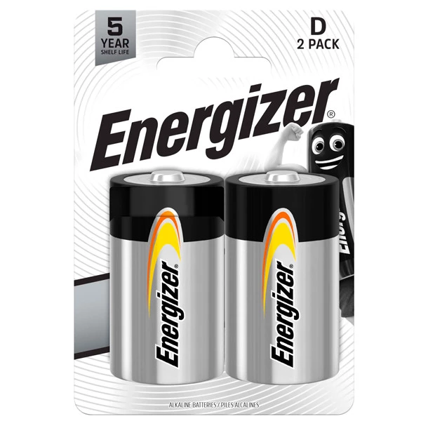 Pila torcia - D - LR20 - Everyday- Energizer - blister 2 pezzi
