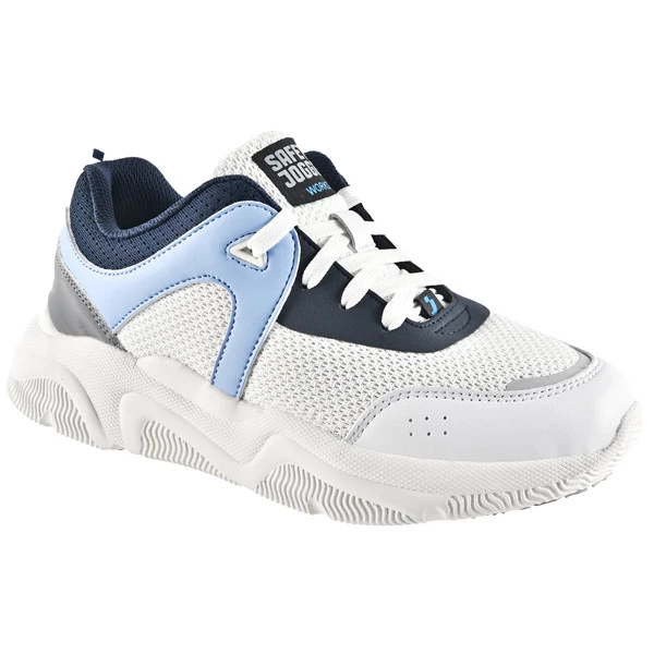 Calzatura bassa Sloan 01 LOW - numero 35 - bianco/azzurro - Safety Jogger
