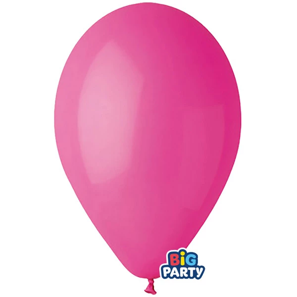 Palloncino - diametro 30 cm - lattice - fucsia - conf. 10 pezzi