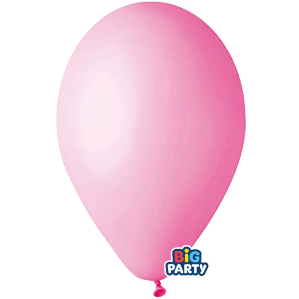 Palloncino - diametro 30 cm - lattice - rosa - conf. 10 pezzi