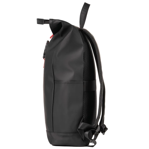 Zaino Roll-top Drop2Go - 30 x 42 x 14 cm - gomma - nero - In Tempo