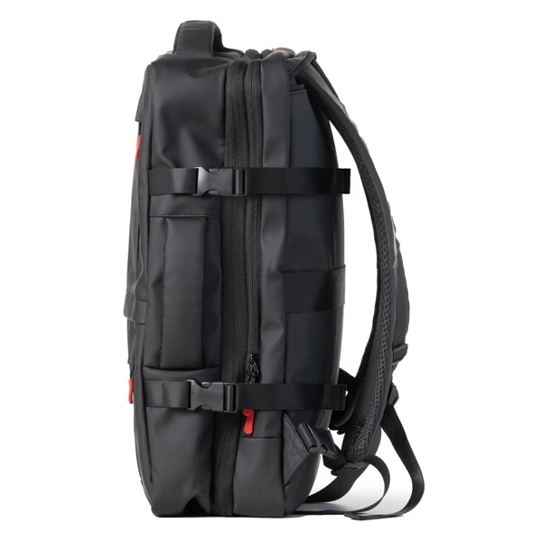 Zaino Travel Backpack Drop2Go - 30 x 15 x 45 cm - gomma - nero - In Tempo