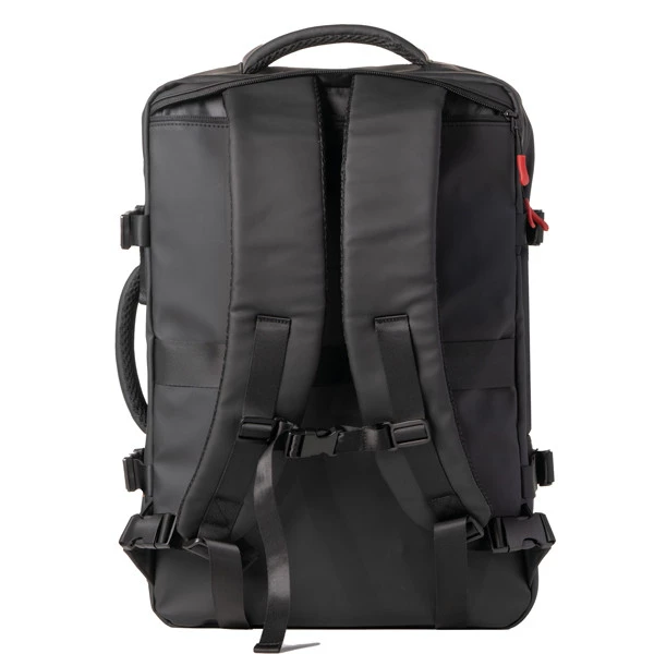 Zaino Travel Backpack Drop2Go - 30 x 15 x 45 cm - gomma - nero - In Tempo