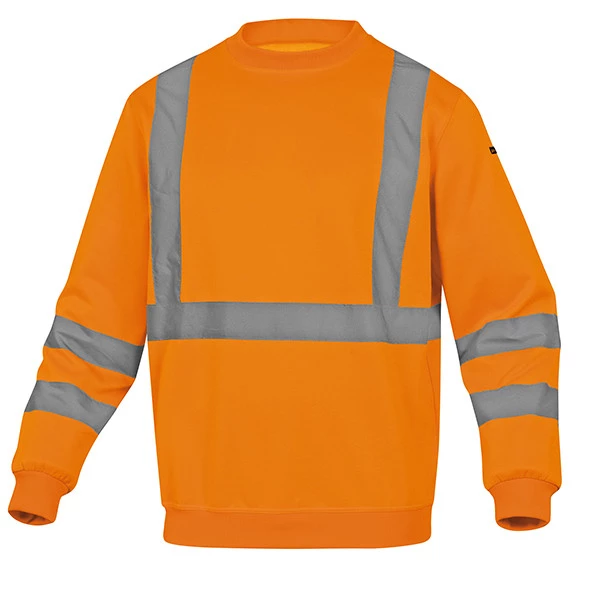 Felpa sportiva Astral - alta visibilit&agrave; - tg. S - arancio fluo - Deltaplus
