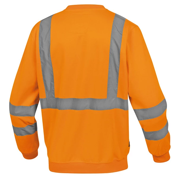 Felpa sportiva Astral - alta visibilit&agrave; - tg. S - arancio fluo - Deltaplus