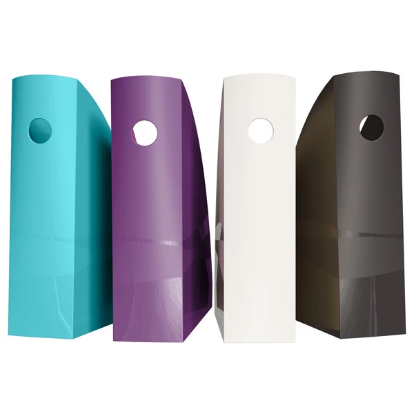 Set 4 portariviste Mag-Cube - linea Titane - 26,6 x 8,2 x 30,5 cm - colori assortiti - Exacompta