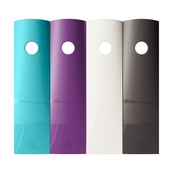 Set 4 portariviste Mag-Cube - linea Titane - 26,6 x 8,2 x 30,5 cm - colori assortiti - Exacompta