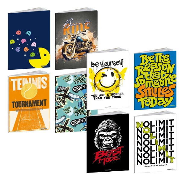 Maxiquaderno Teen Boy - A4 - 5mm c/margine - 20+1 fogli - 80 gr - Blasetti