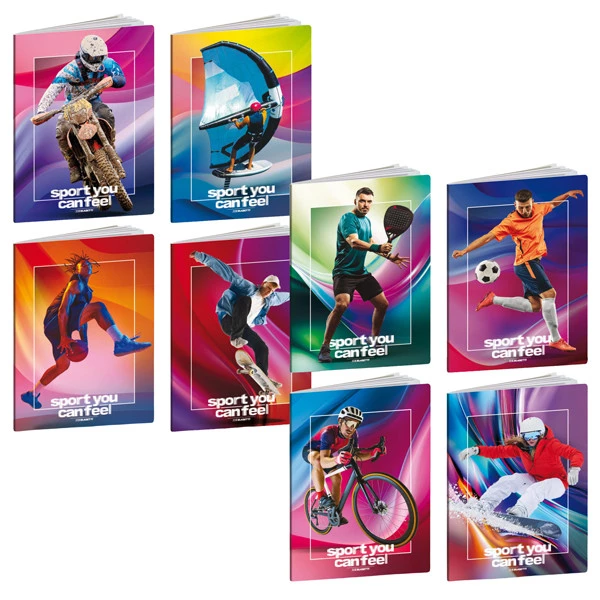 Maxiquaderno Sport - A4 - 5mm - 20+1 fogli - 80 gr - Blasetti