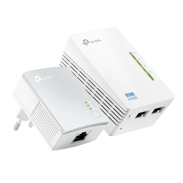 Starter Kit Powerline AV600 - Wi-Fi N 300Mbps con 2 porte Fast Ethernet - Tp-Link