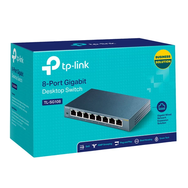 Switch 8 porte - 10/100/1000Mbps Desktop - Tp-Link