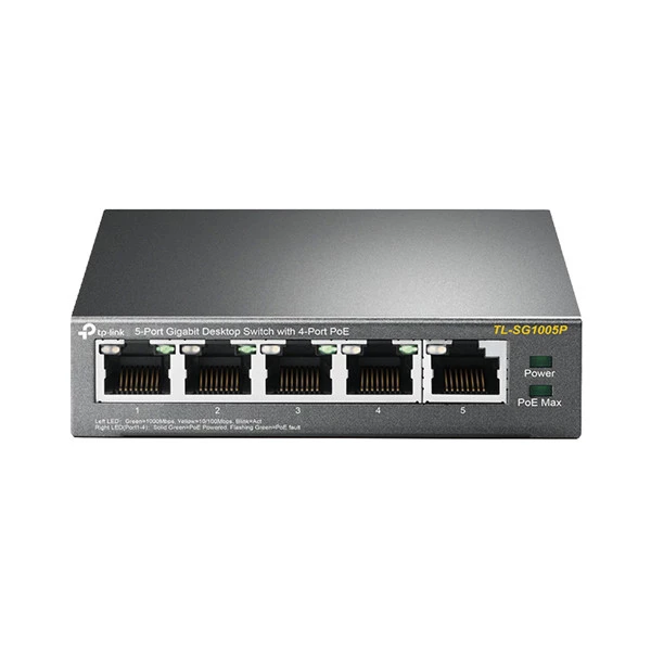 Switch - Desktop 5 Porte Gigabit - 4 porte PoE - Tp-Link
